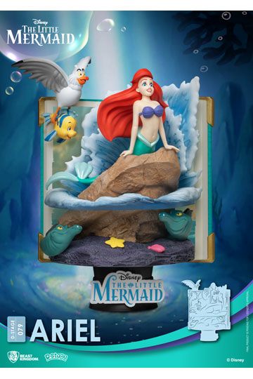 Beast Kingdom Disney Story Book Series D-Stage PVC Diorama Ariel New Version 15 cm