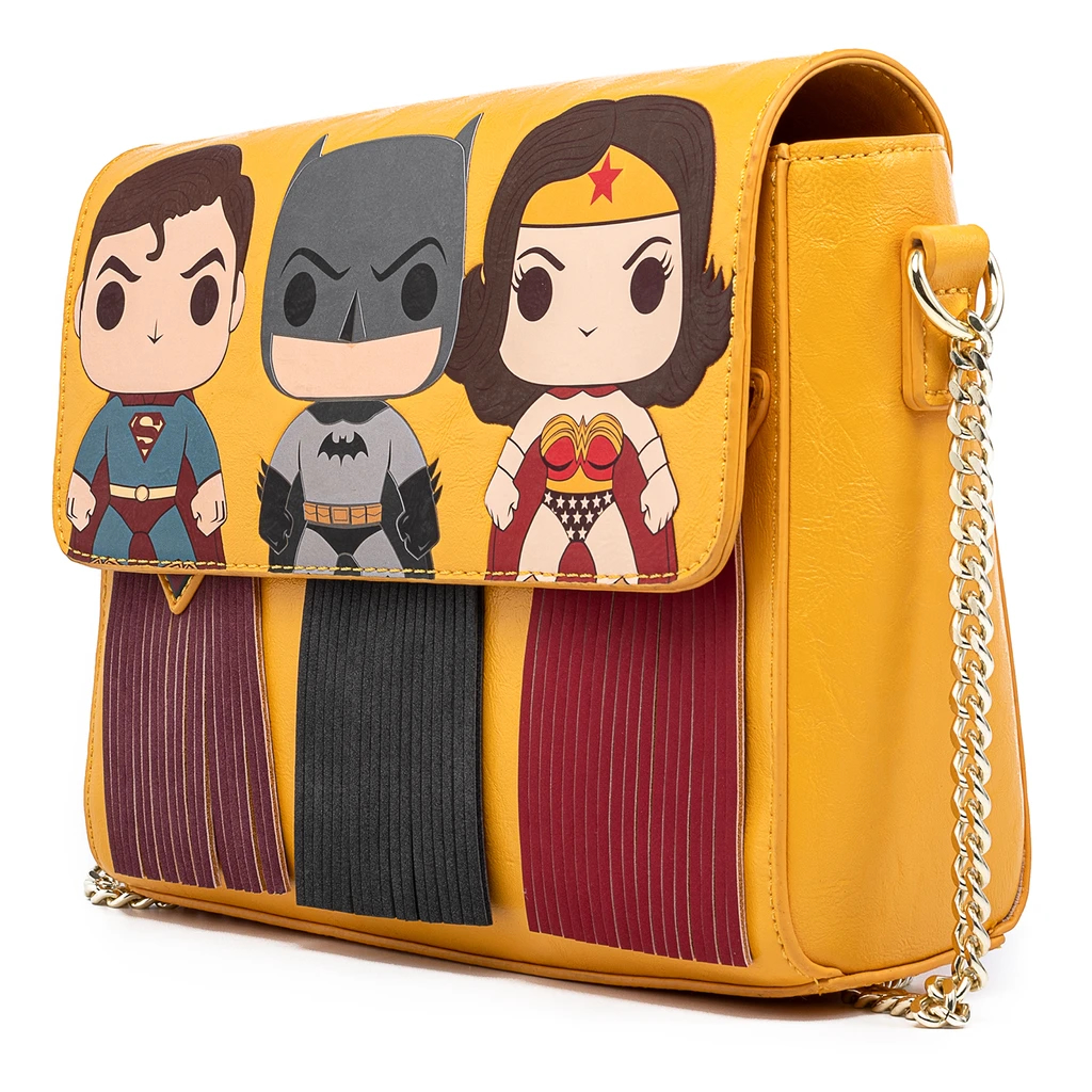 Loungefly Funko Pop! DC Comics Fringe Capes Crossbody Bag - DCCTB0021