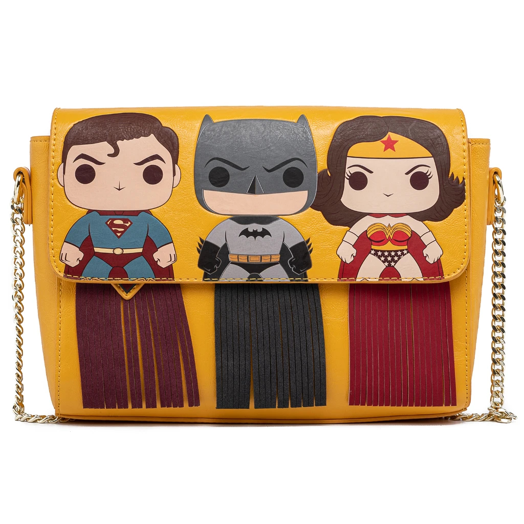 Loungefly Funko Pop! DC Comics Fringe Capes Crossbody Bag - DCCTB0021