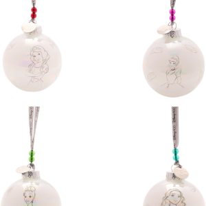 Disney 100 Set of 4 Baubles - Princesses