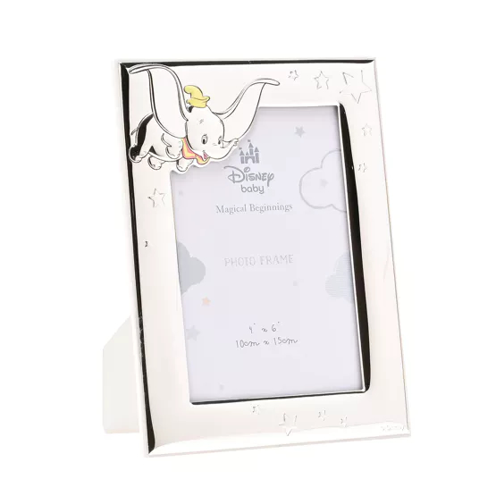 Disney Silver Dumbo Photo Frame 4" x 6" - Made In Italy