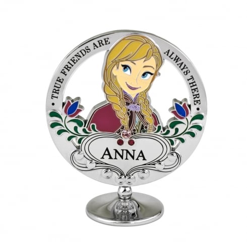 Chrome Plated Frozen Anna Ornament - DI273