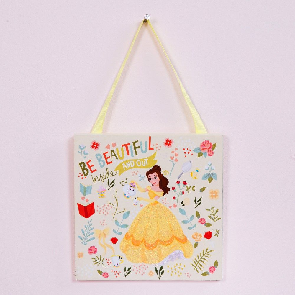 Disney Princess  Belle Hanging Plaque - DI383