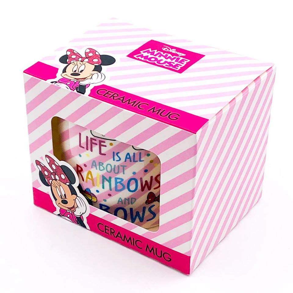 Disney Minnie Mouse Rainbow Stripe Mug DI458