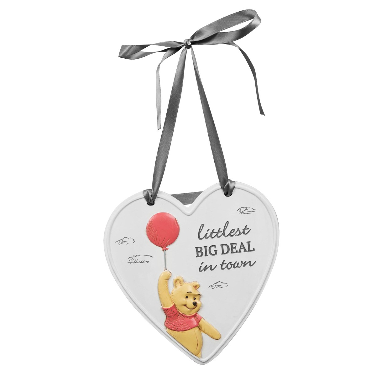 Christoper Robin Resin Relief Heart Littlest Big Deal Plaque