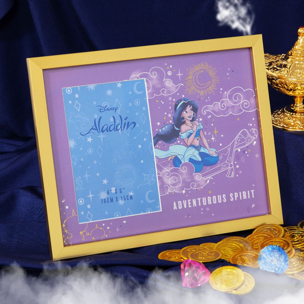 4" X 6" DISNEY ALADDIN GOLD PHOTO FRAME - DI670