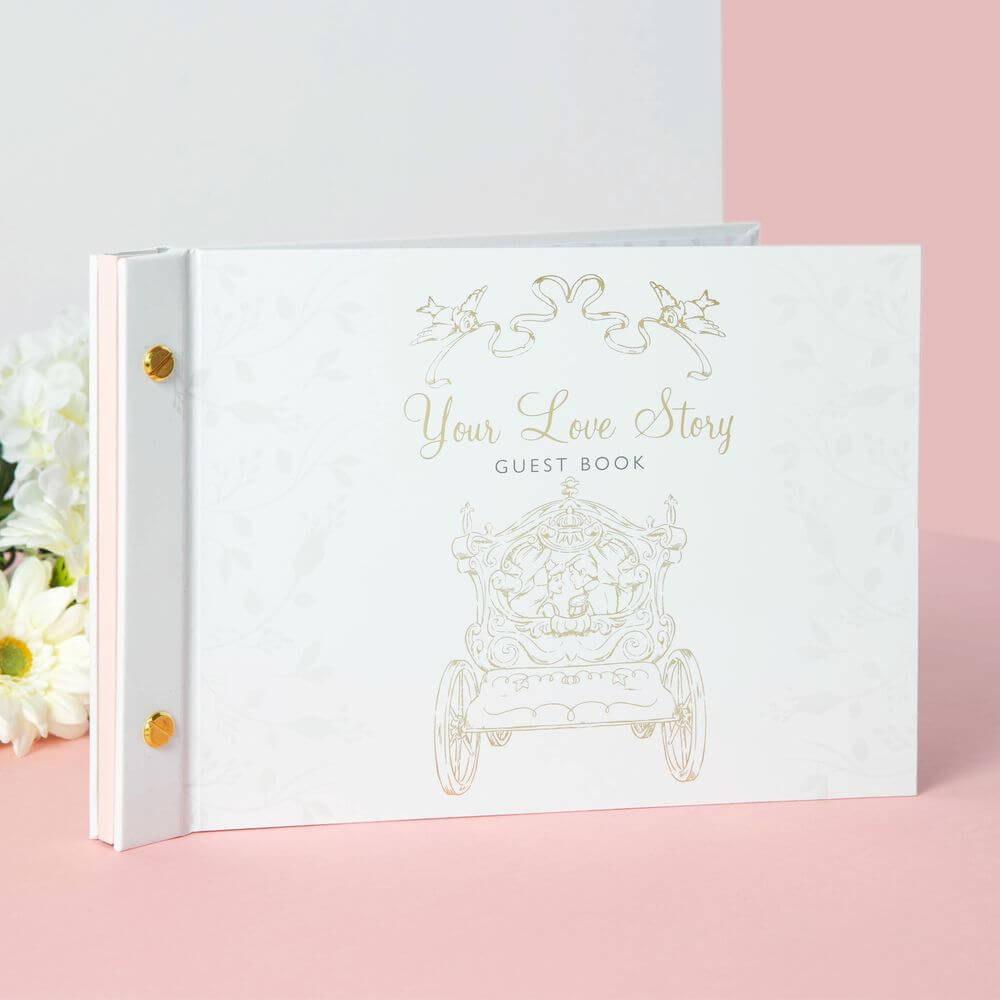 Disney Happily Ever After Wedding Guest Book Cinderella - DI753