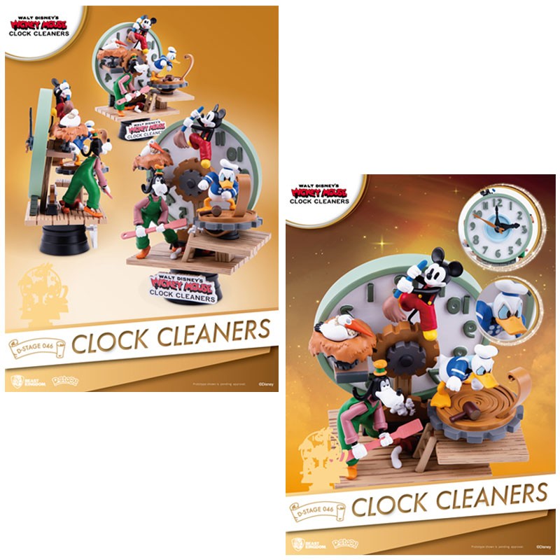 Beast Kingdom DISNEY - D-Stage - Clock Cleaners - FIGBTK106