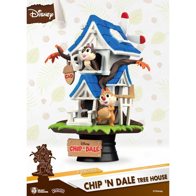 Beast Kingdom DISNEY - D-Stage Tic & Tac - House16cm - FIGBTK089