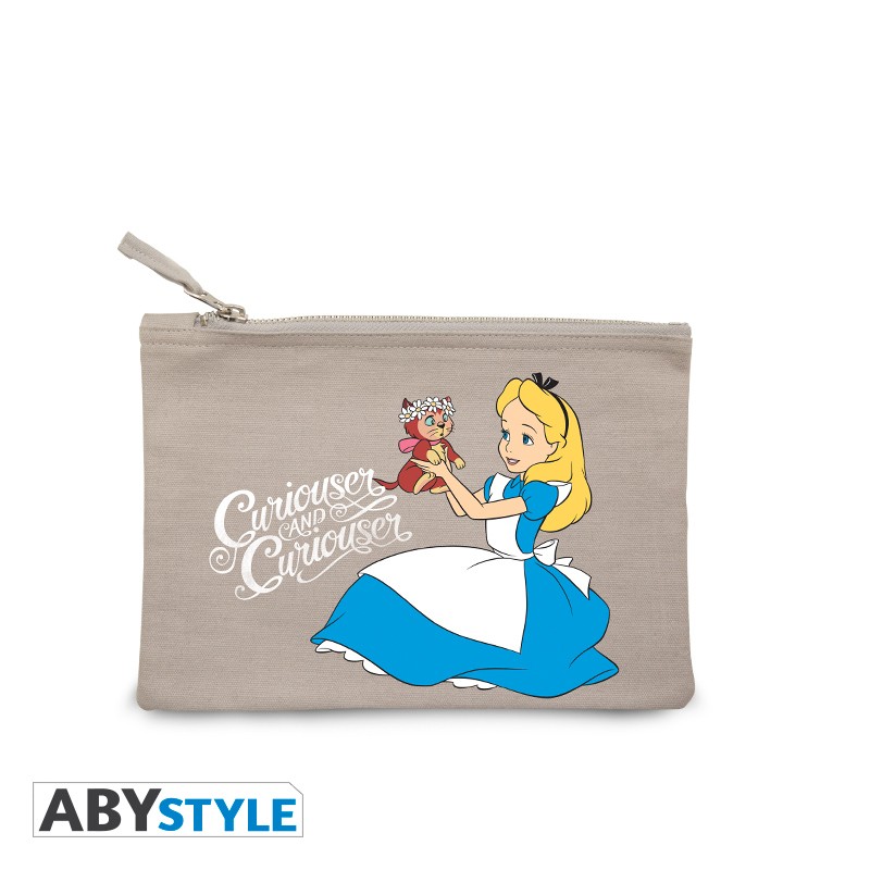 DISNEY - Makeup bag - Alice curiouser - Gray - ABYBAG311