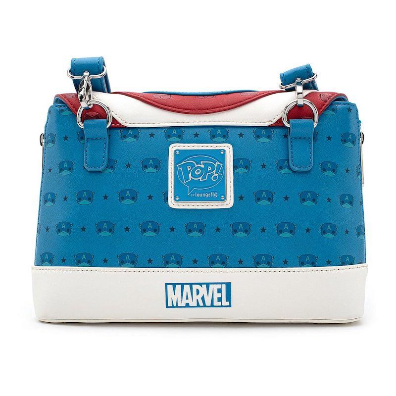 Loungefly x Marvel Captain America Shield Pop! by Loungefly Crossbody