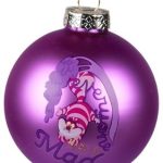 Disney Cheshire Cat Everyone Mad Glass Bauble