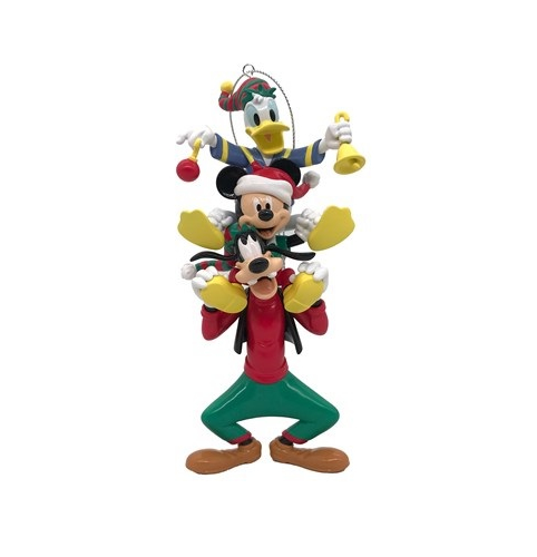 Disney Mickey, Donald and Goofy Blowmold Hanging Ornament