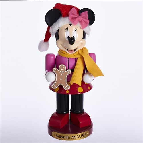 10" Minnie With Gingerbread Doll Nutcracker