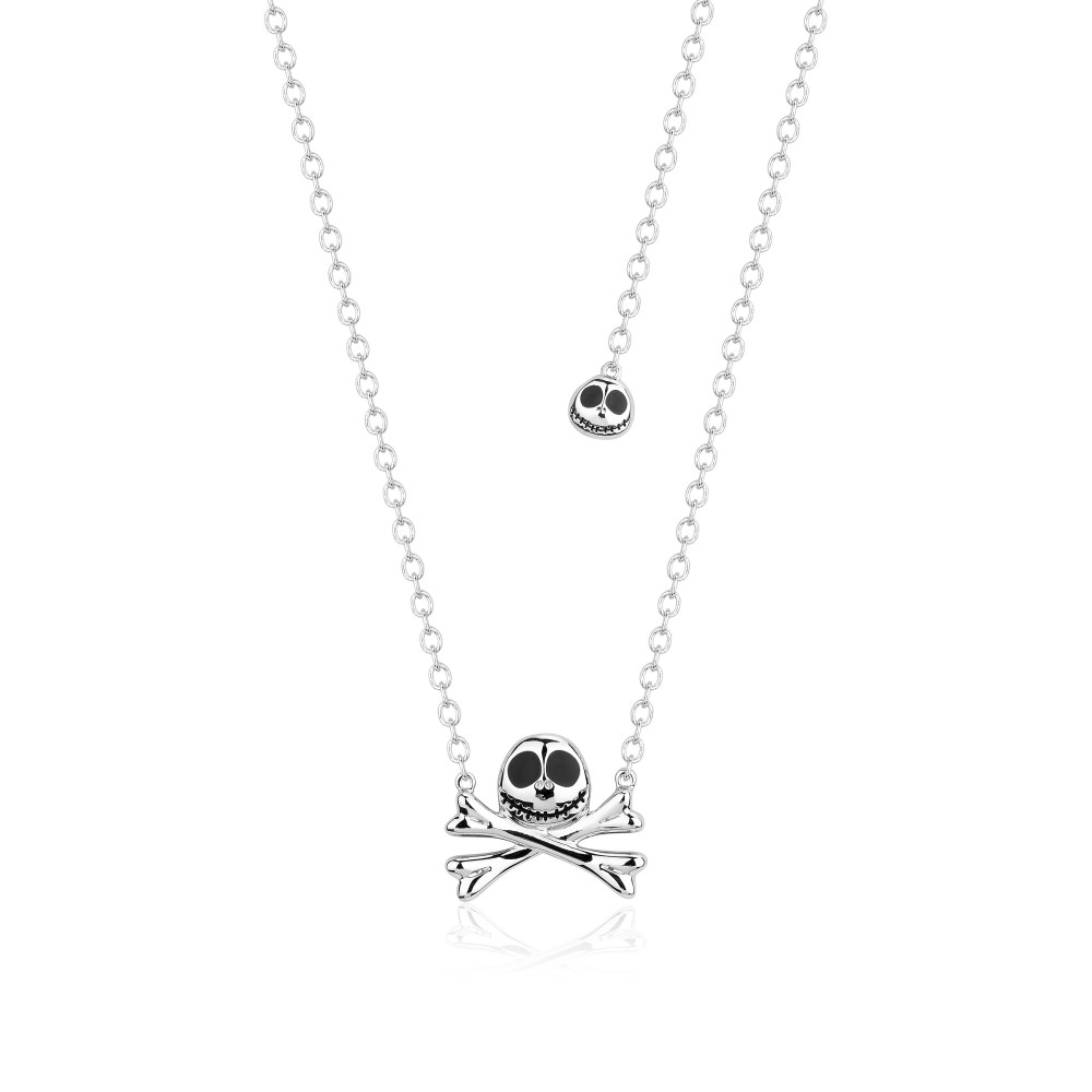 Disney Nightmare Before Christmas Jack Skellington Crossbones Necklace - DSN612