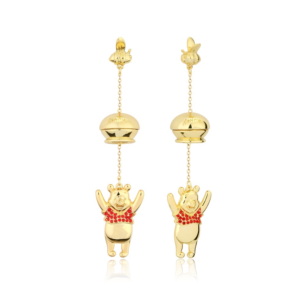 Disney Winnie the Pooh Gold-Plated Honey Pot Earrings