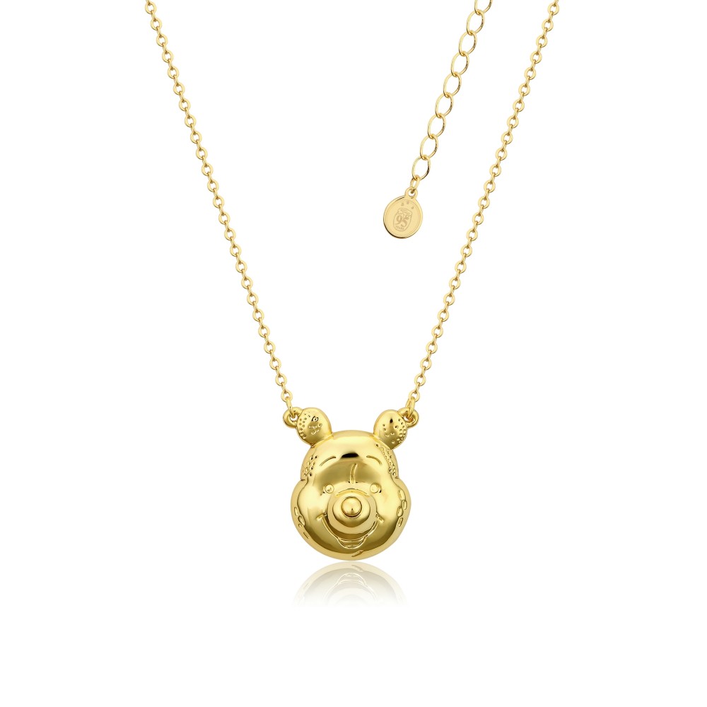 Disney Winnie the Pooh Gold-Plated Pooh Character Necklace