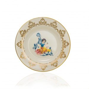 English Ladies 6" Snow White Plate