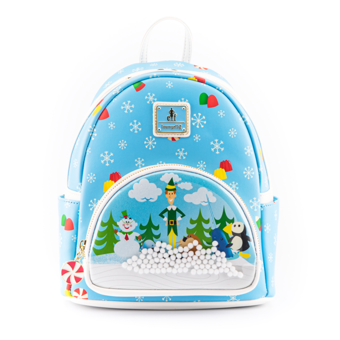 LOUNGEFLY ELF BUDDY AND FRIENDS MINI BACKPACK