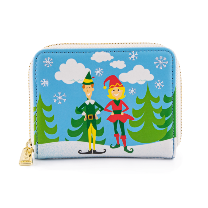 Loungefly Elf Buddy and Friends Zip Around Wallet