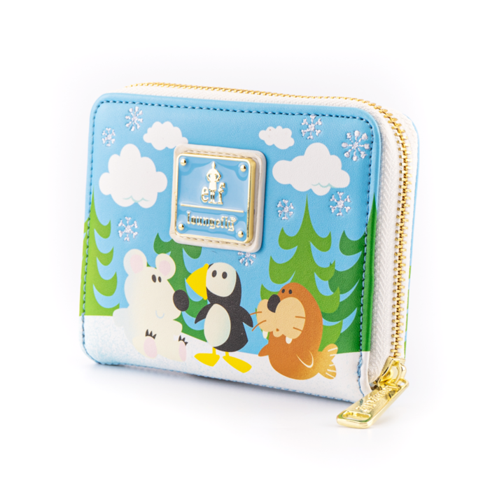 Loungefly Elf Buddy and Friends Zip Around Wallet