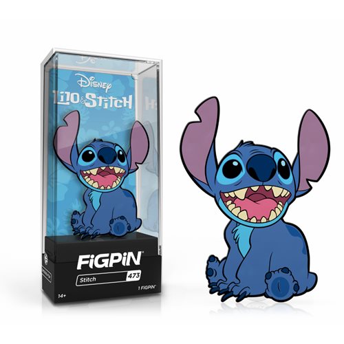 Lilo & Stitch Sitting Stitch FiGPiN Classic Enamel Pin