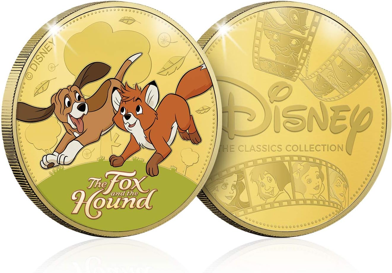 The Fox And Hounds Gold-Plated Commemorative Coin