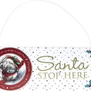 Me to You Santa Stop Here Sign - G01Q6085