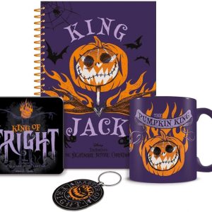 The Nightmare Before Christmas (Colourful Shadows) Bumper Gift Set (Mug, Coaster, Keychain & Notebook