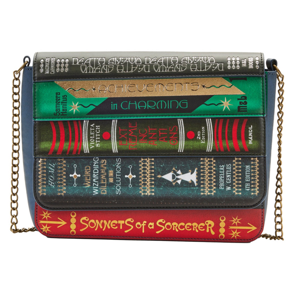 Loungefly Fantastic Beasts Magical Books Chain Strap Crossbody Bag