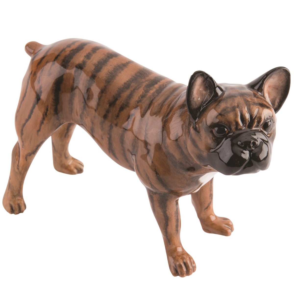 John Beswick Pampered Pooch Brindle French Bulldog