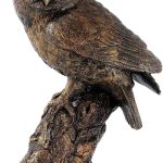 Border Fine Arts Contemporary Classics Tawny Owl Bronzed