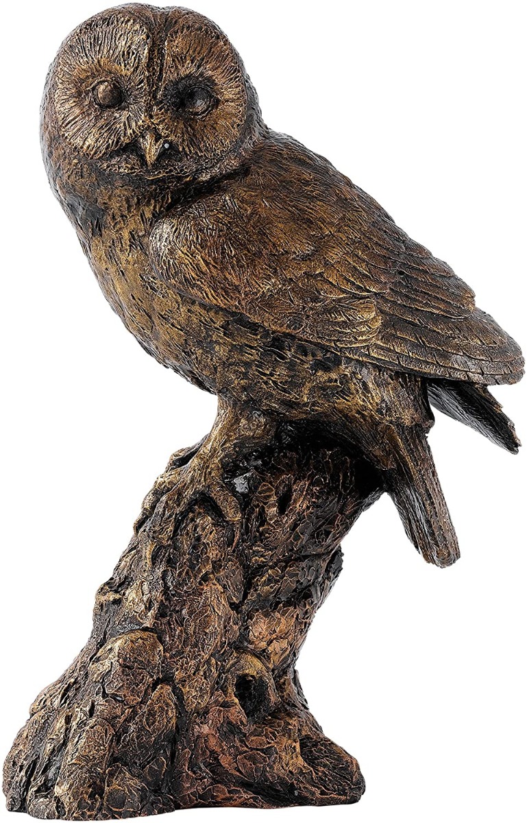 Border Fine Arts Contemporary Classics Tawny Owl Bronzed