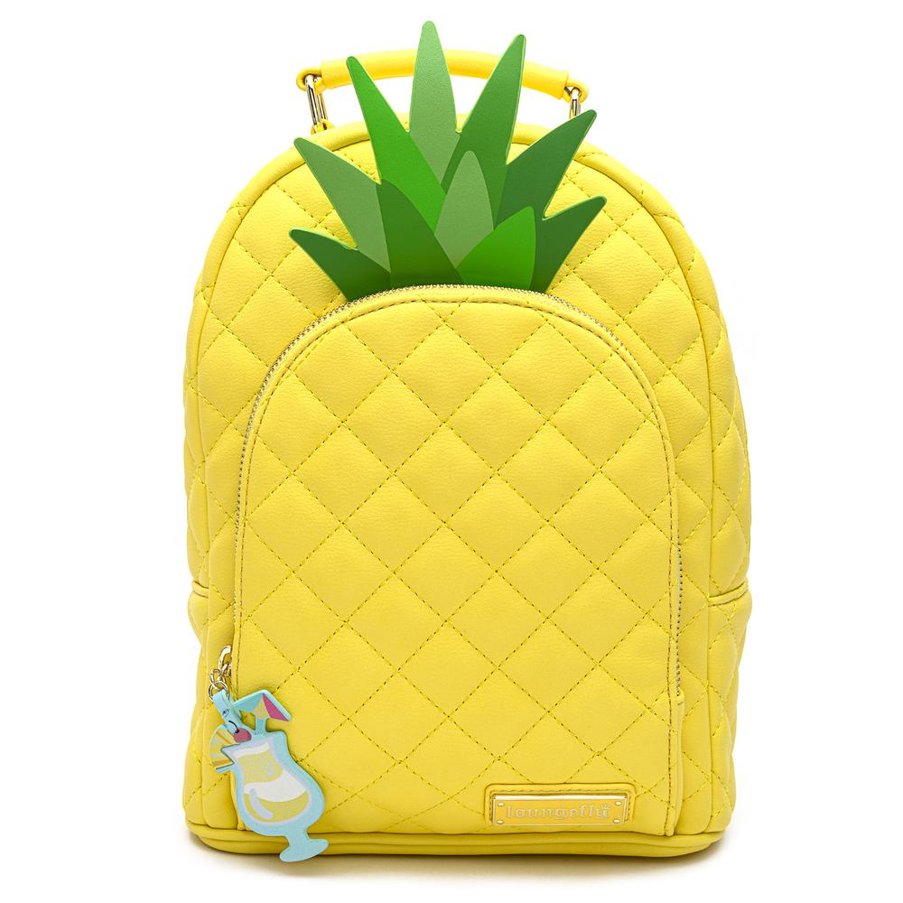 Loungefly Pool Party Pineapple Convertible Mini Backpack - LFBK0169