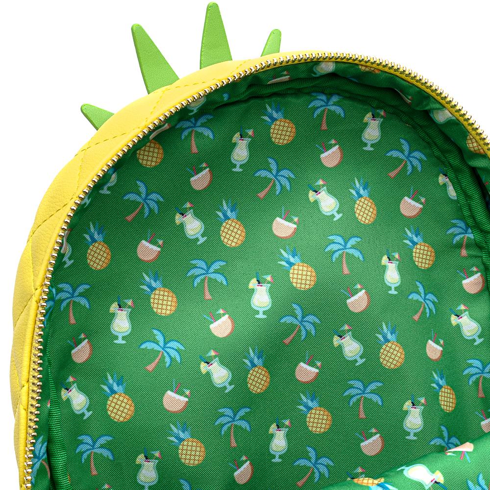 Loungefly Pool Party Pineapple Convertible Mini Backpack - LFBK0169