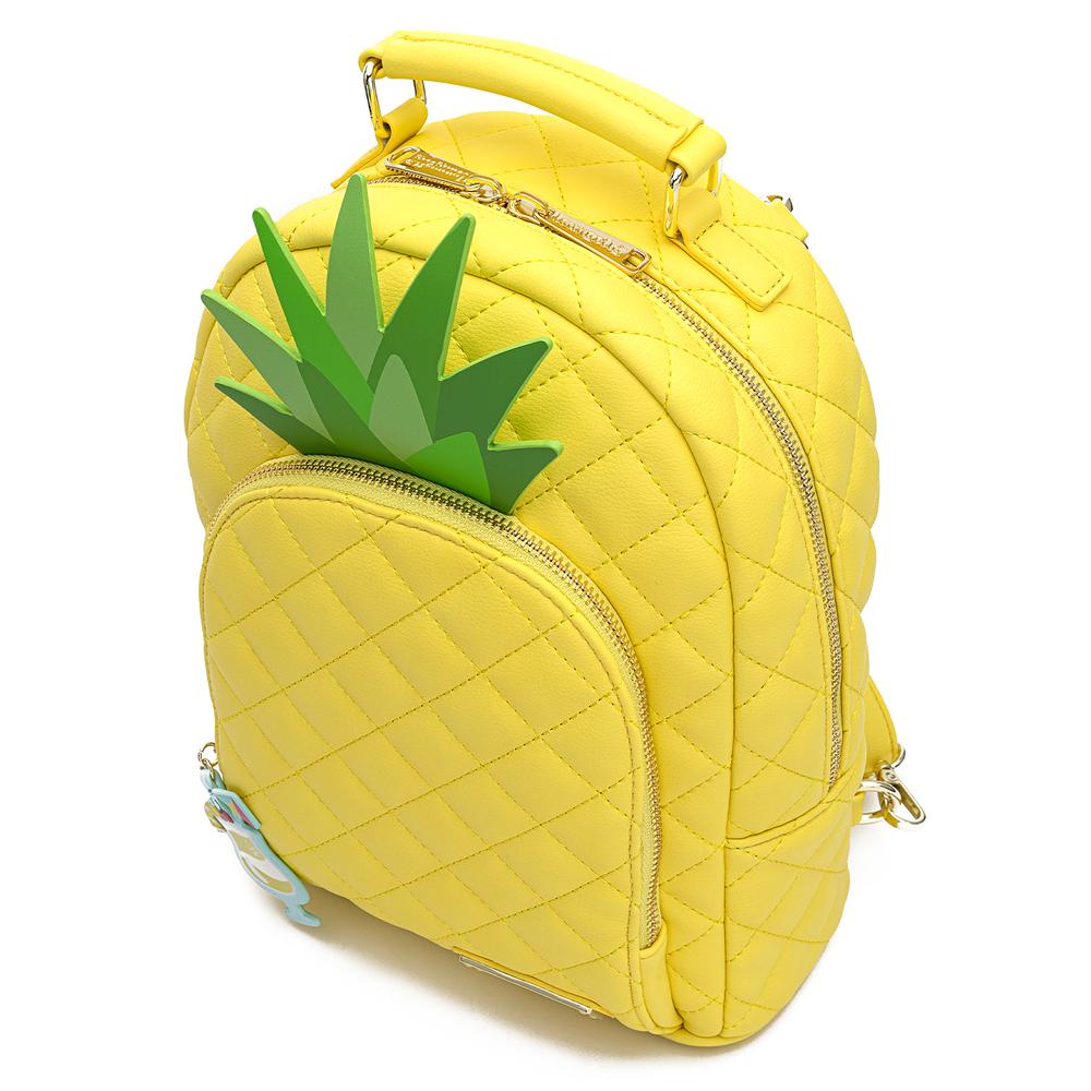 Loungefly Pool Party Pineapple Convertible Mini Backpack - LFBK0169