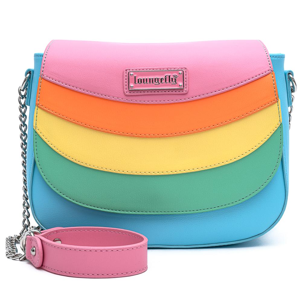 Loungefly Rainbow Pride Cross Body Chain Strap Bag - LFTB0626