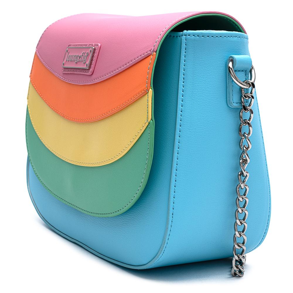 Loungefly Rainbow Pride Cross Body Chain Strap Bag - LFTB0626