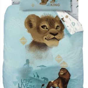 Official Disney Lion King True Presenting Reversible Single Duvet Cover with Matching Pillow Case Bedding Set