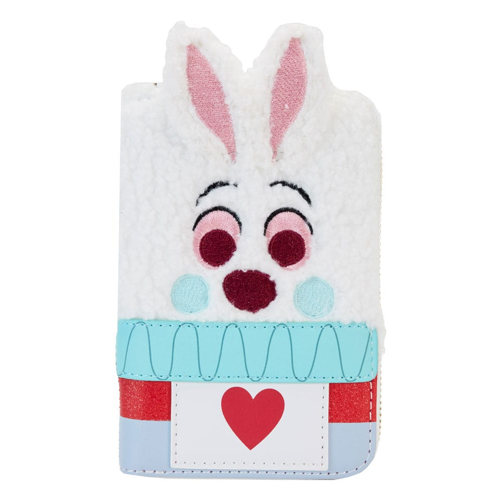 Loungefly Disney Alice in Wonderland White Rabbit Cosplay Zip Around Wallet