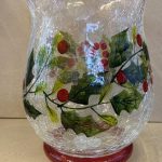 Wax Lyrical Hurricane Garland Crackle Glass