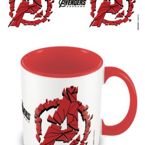 Avengers: Endgame (Shattered Logo) Red  Coloured Inner Mug - MGC25490