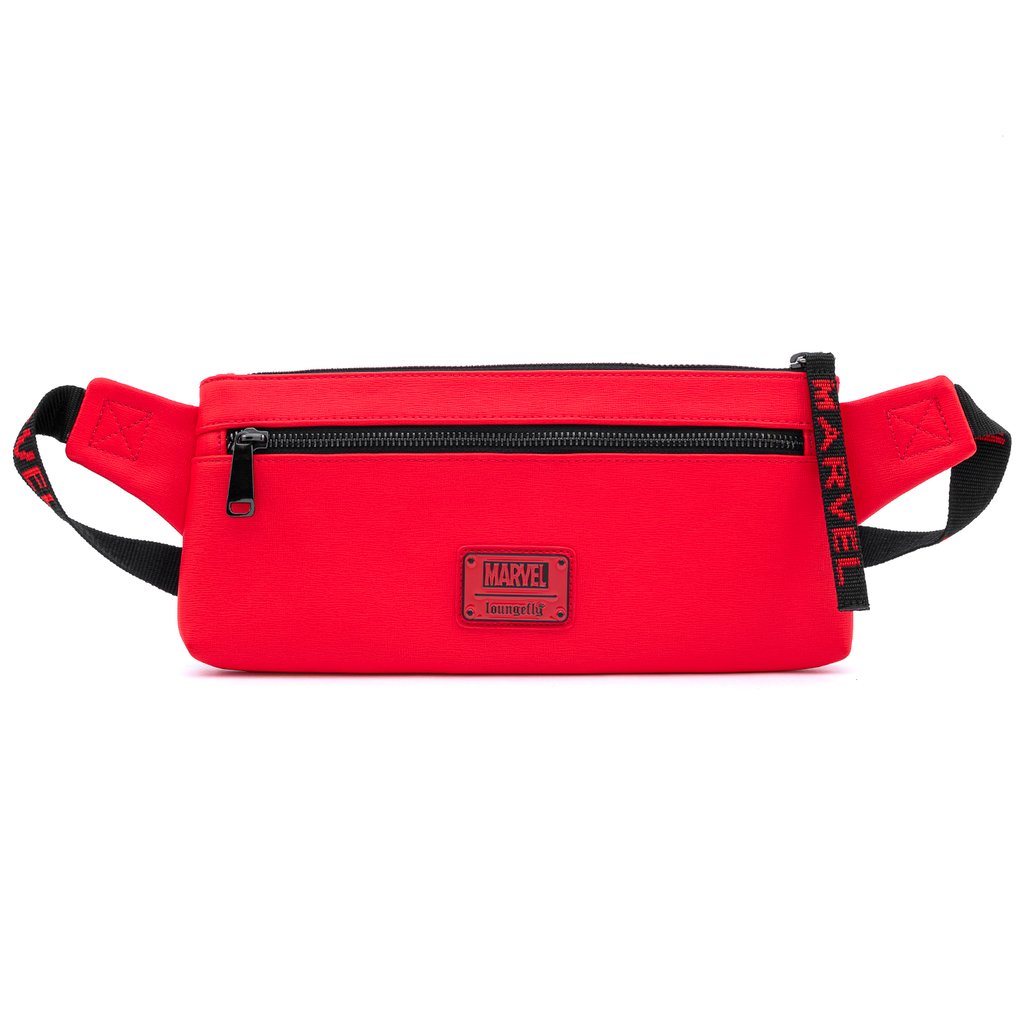 Loungefly Marvel Red Brick Logo Waist/Sling Bag - MVTB0093