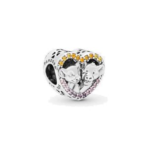 Disney Pandora - Simba and Nala Heart Charm