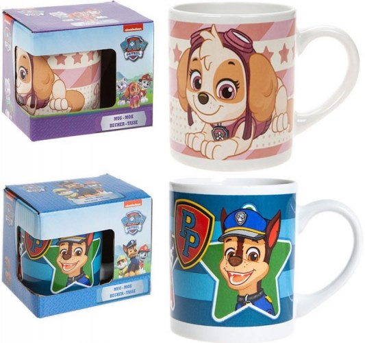 Official PAW Patrol Skye, Chase & Marshall Character Ceramic Mug in Gift Box - 301268