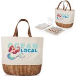 Picnic Time The Little Mermaid Beige Promenade Picnic Basket