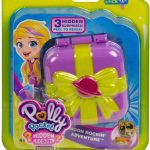 Polly Pocket Hidden Hideouts Moon Rockin’ Adventure Compact, Doll & Accessories - GDL84