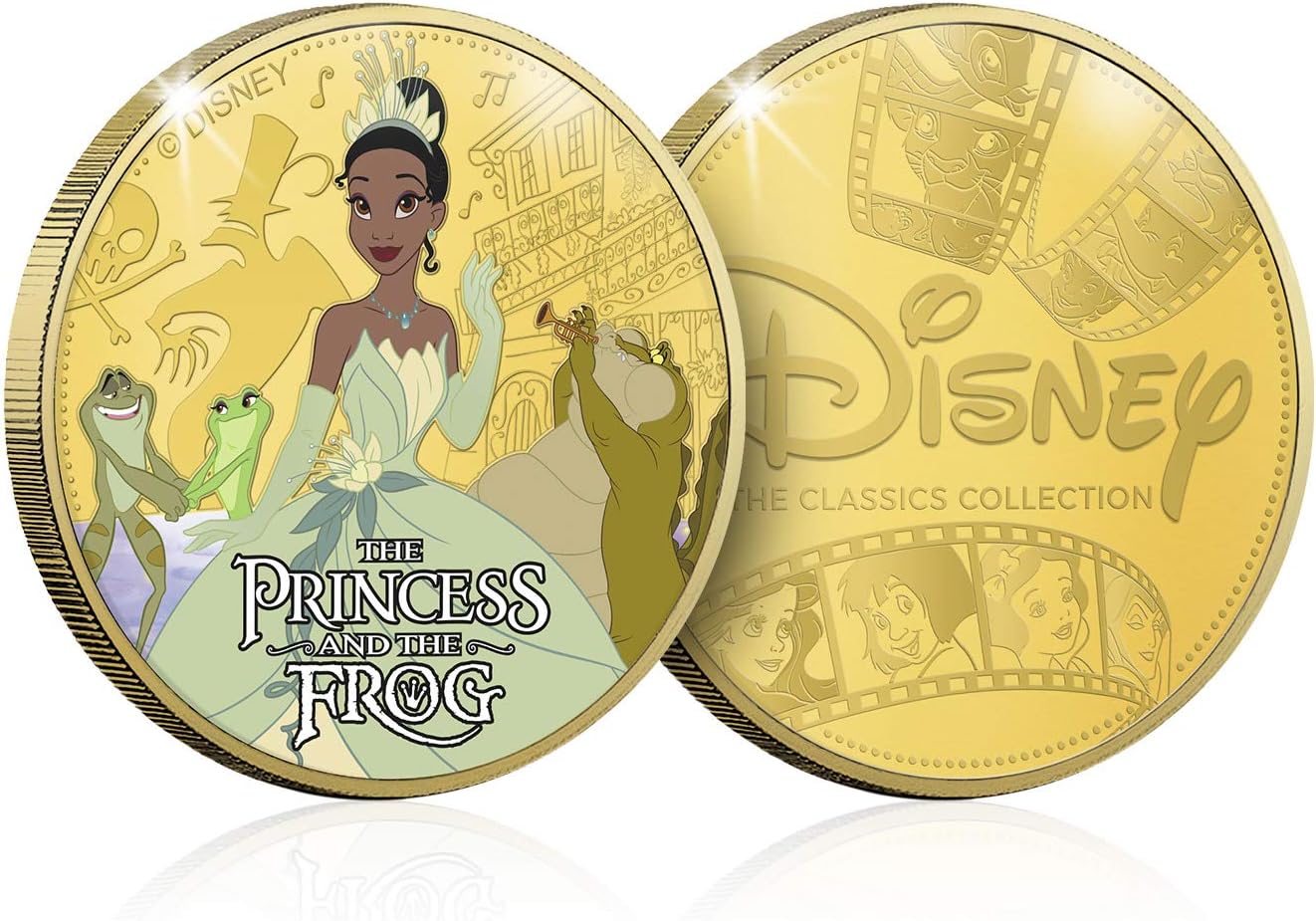 The Princess And The Frog Gold-Plated Commemorative Coin