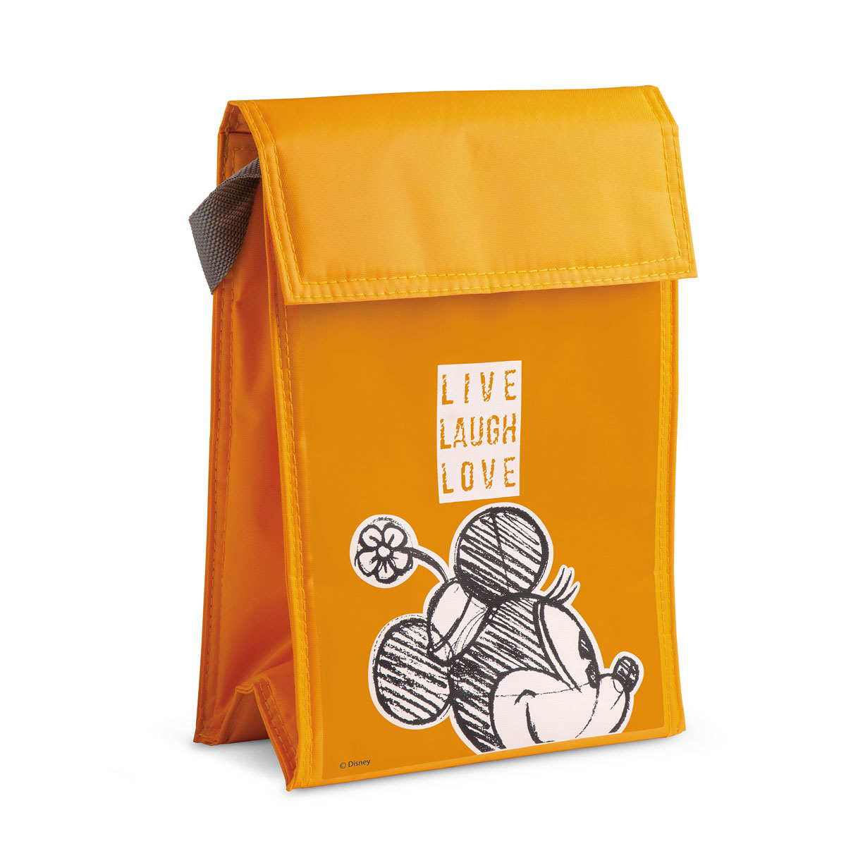 Disney Cooler Bag Minnie Live Laugh Love Orange