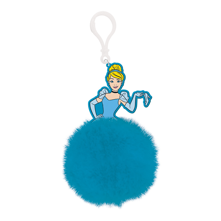 Cinderella (Ballgown)  Pom Pom Keychain